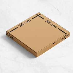 14" Brown Kraft Pizza Box