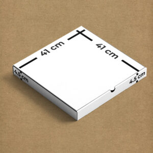 16" White Kraft Pizza Box